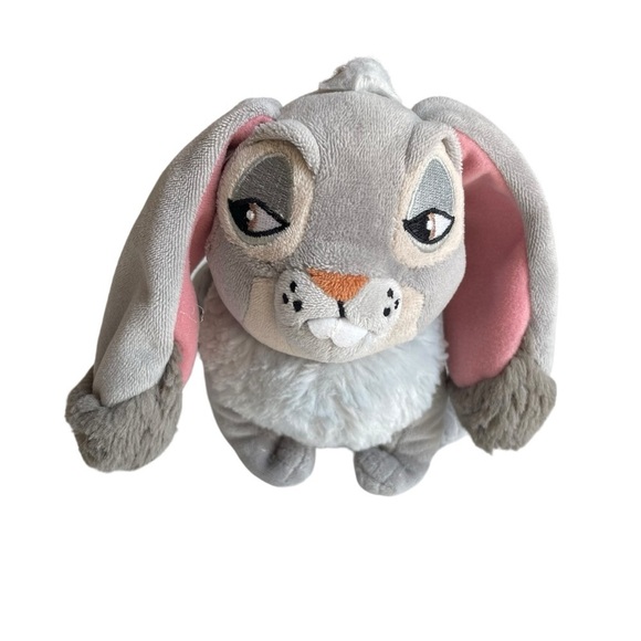 Disney Store Clover Rabbit Sofia the First Plush 7 inch gray unisex soft - Picture 1 of 9